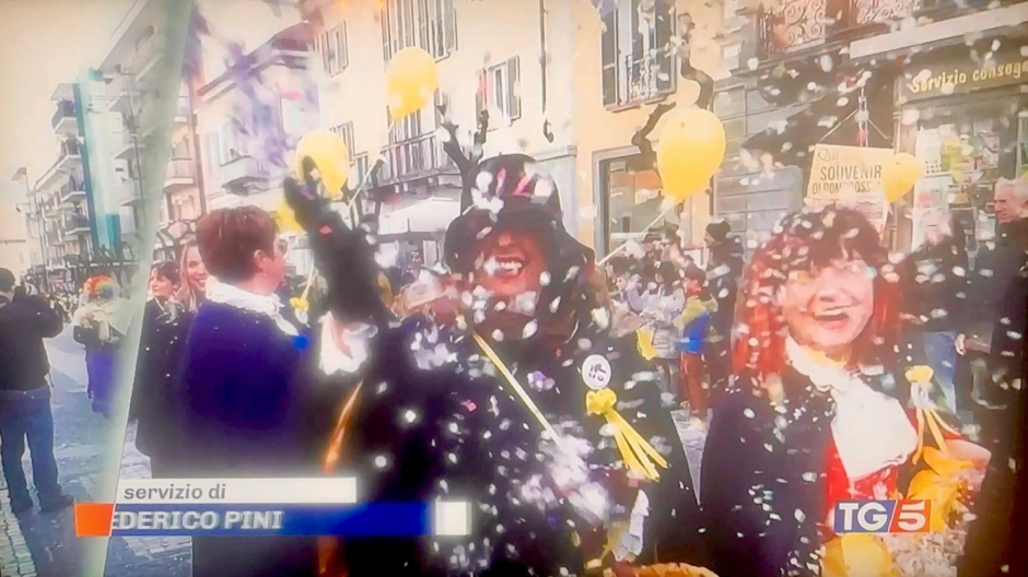 Il Carnevale di Domodossola alla ribalta dei tg nazionali